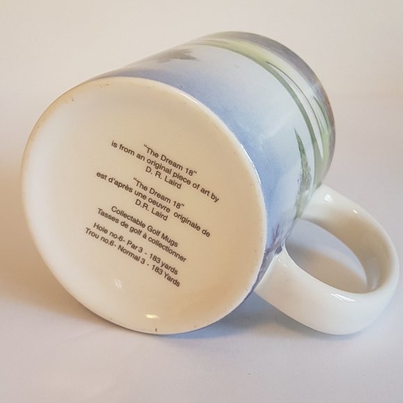 Vintage Collectible Golf Mugs Artwork Mugs DR Laird "The Dream 18" Holes #3 #6 - Picture 15 of 16
